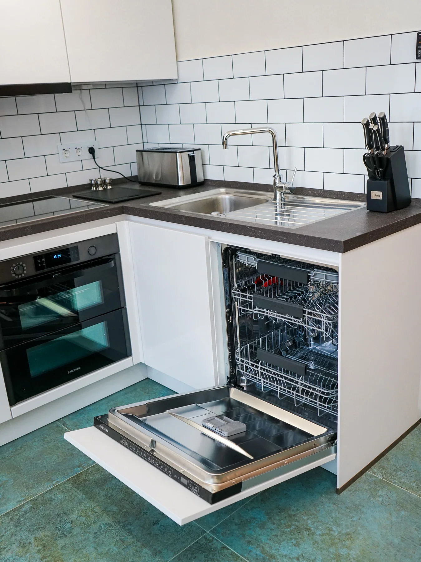 Geöffneter Backofen